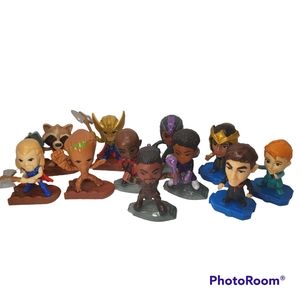 McDonalds Lot of 11 Happy Meal Toys - Marvel Avengers / Black Panther Wakanda